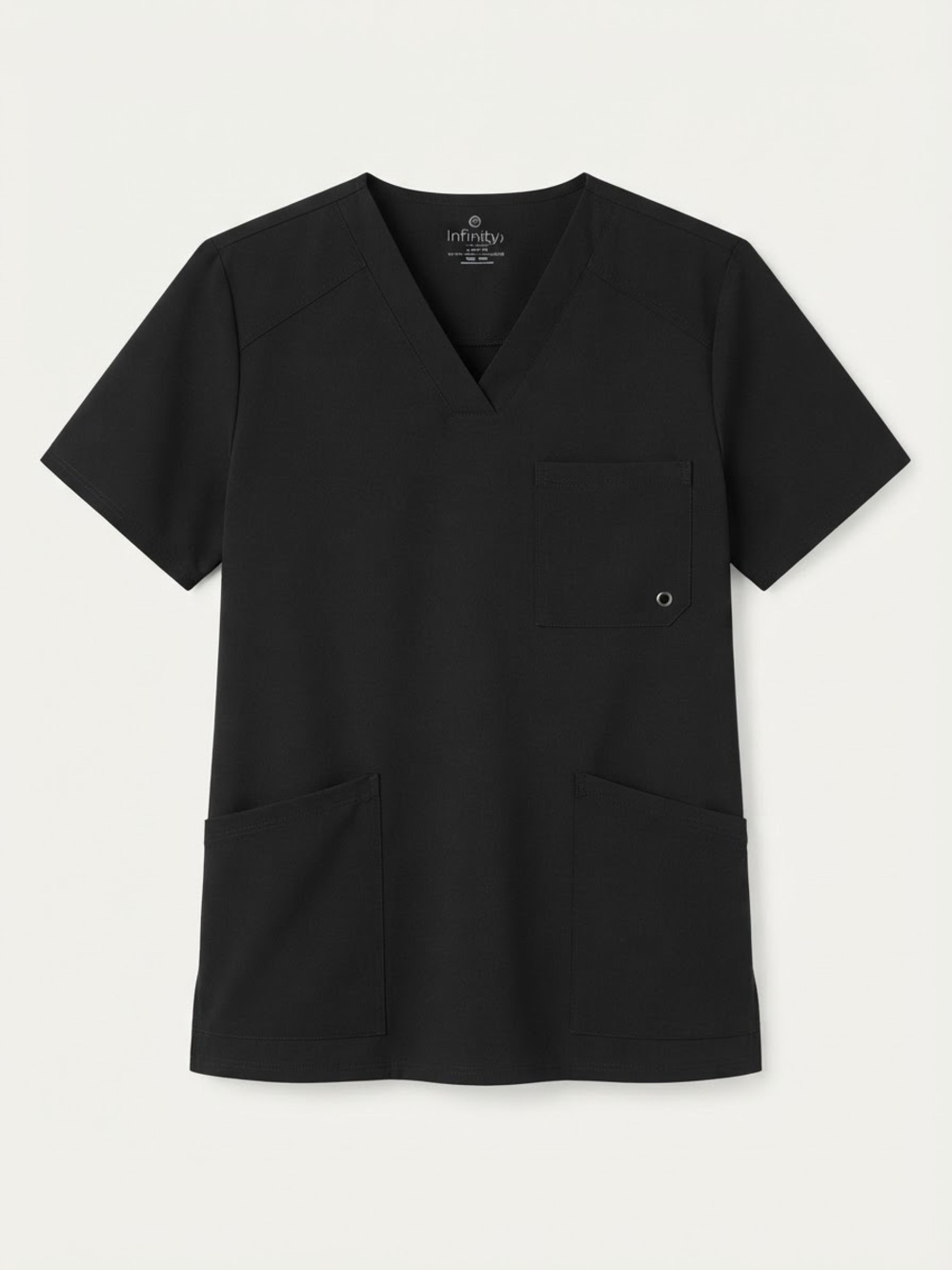 Infinity by Cherokee Men’s CK900A Black Scrub Top size Small